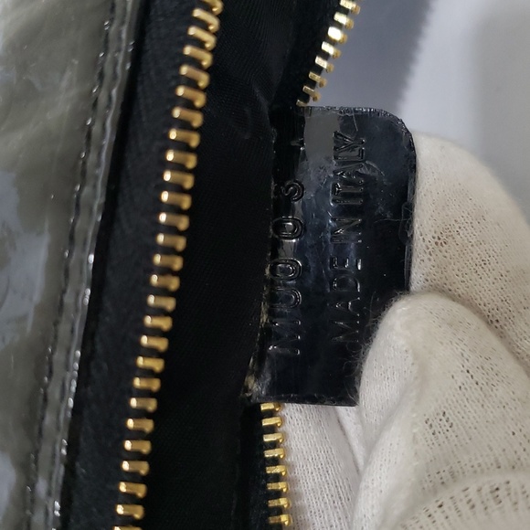 *Rare* Y2K Dior Oblique Trotter Pattern Embossed Patent Leather Mini Saddle Bag - Picture 13 of 14